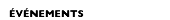 Evenements