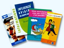 Brochures en brochette pour l’allergique