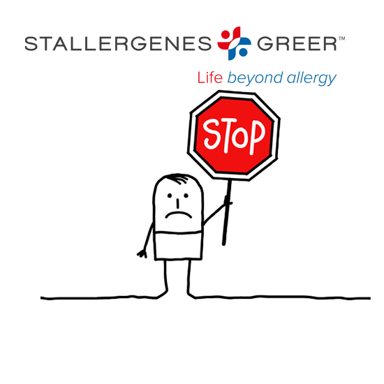 Suspension temporaire des produits Stallergenes.