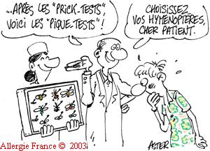 Piqûres d’hyménoptères : le test réaliste ne l’est pas toujours !