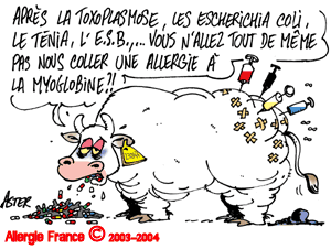 Une nouvelle protéine impliquée dans l’allergie à la viande de boeuf