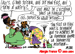 A bébé paresseux qui ne veut pas quitter sa maman : eczéma dés 6 mois !!