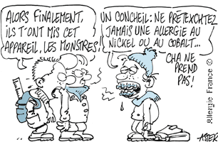 Traitement d’orthodontie : « nickel » sur le plan allergique !!