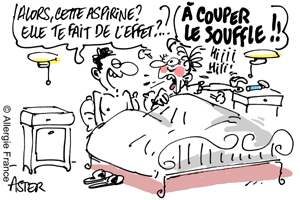 Il ne faut pas confondre aspirine et Ventoline !