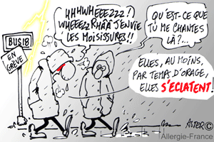 Ca sent le moisi en cas d’épidémies d’asthme.