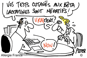 Tests cutanés aux bétalactamines : la « roulette russe » !!!