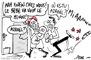 Dermatite atopique : le bouc émissaire est en fait un chat !!