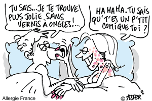 Vernis à ongles : atteinte du visage mais pas seulement !