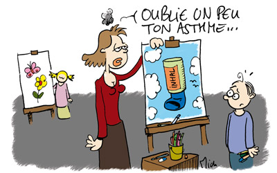Faire de l’enfant asthmatique un artiste !
