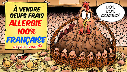 Scandale autour de l’allergie à l’œuf : le biologiste ferait mieux que l’allergologue !!