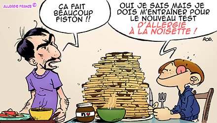 Les basophiles sont hypersensibles quand on les chatouille avec la noisette !