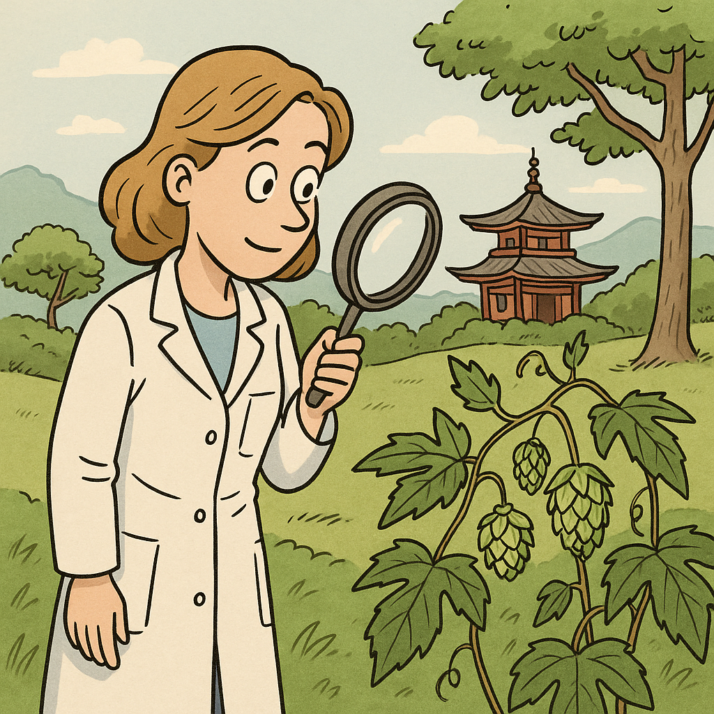 Hum hum, on a retrouvé l’allergène majeur du pollen d’Humulus japonicus !