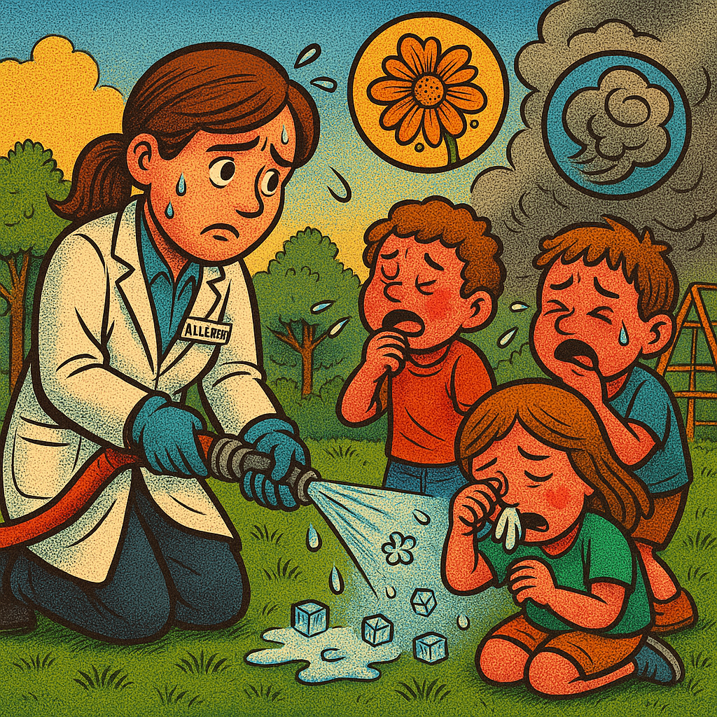 Les incendies brûlent aussi les atopiques : effet des particules fines et des émanations gazeuses d’incendies sur la peau, le nez et les bronches de nos patients atopiques