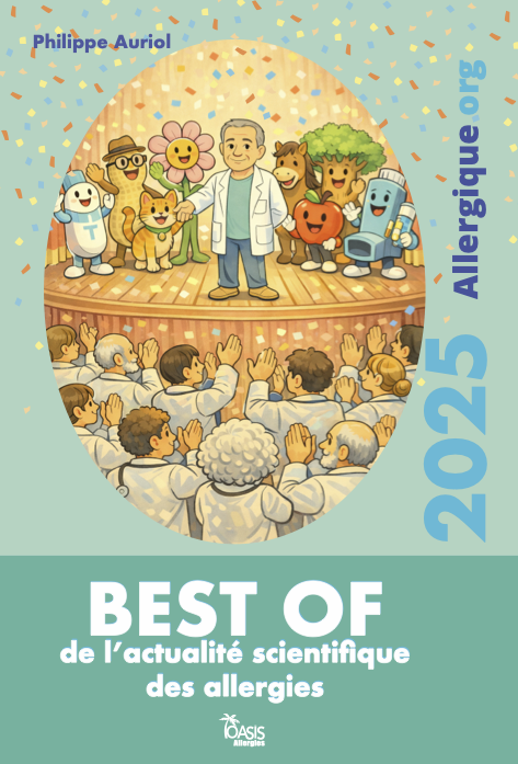 Couverture du livre des actualités des allergies 2025