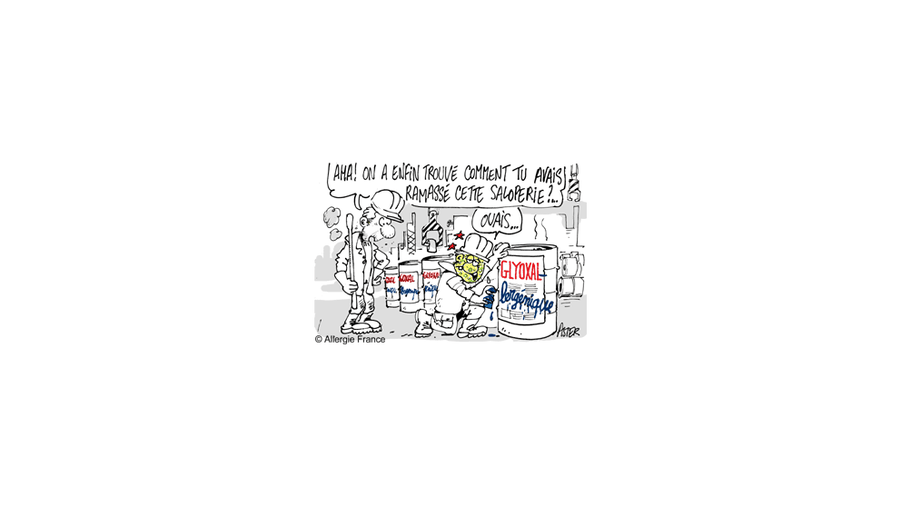 Quel est le point commun entre un dentiste et un métallurgiste ? le glyoxal...