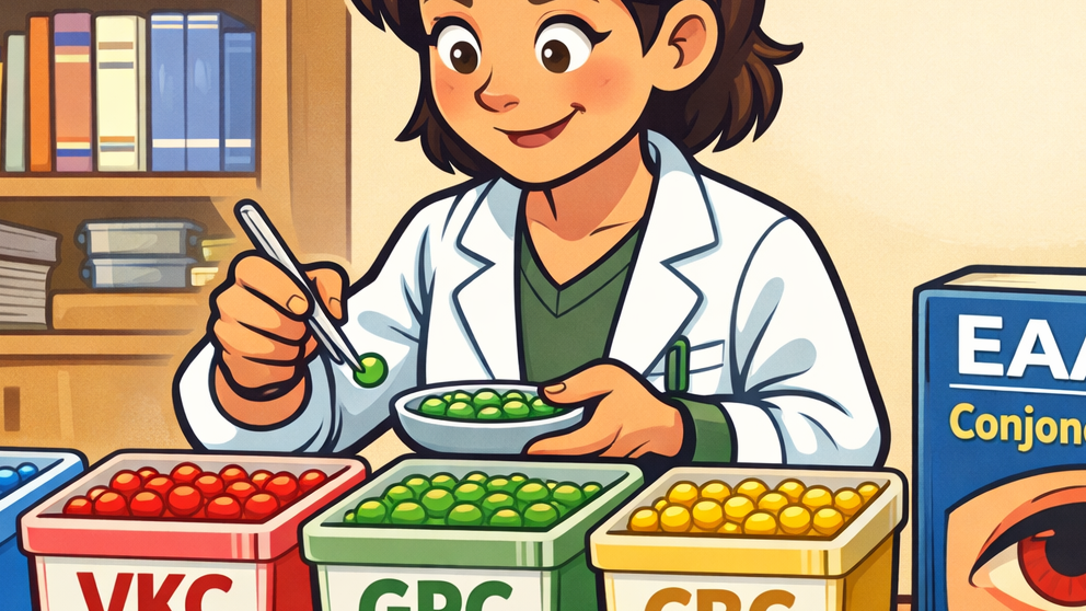 Allergies à l'oeil : mieux classer pour mieux traiter, ça n'a pas de prix