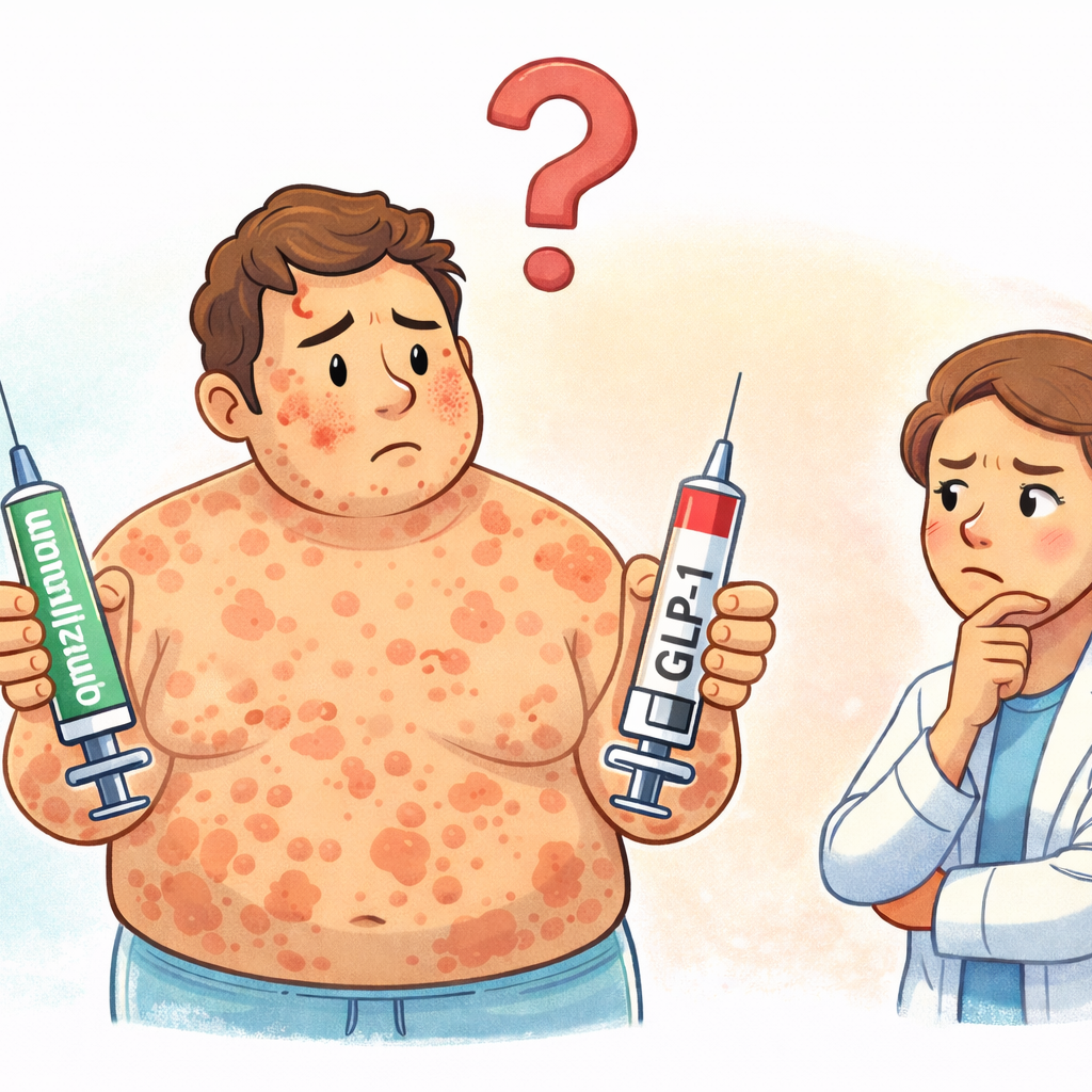Urticaire chronique spontanée : et si les analogues du GLP-1 apaisaient les mastocytes ?