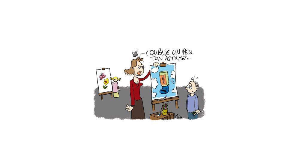 Faire de l'enfant asthmatique un artiste !