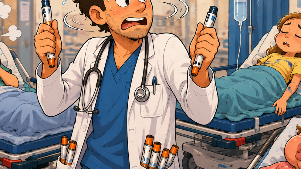Anaphylaxie biphasique : le choc 2, le retour
