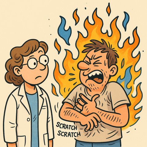 Ce n'est pas la peau qui est malade : c'est votre corps qui s'enflamme