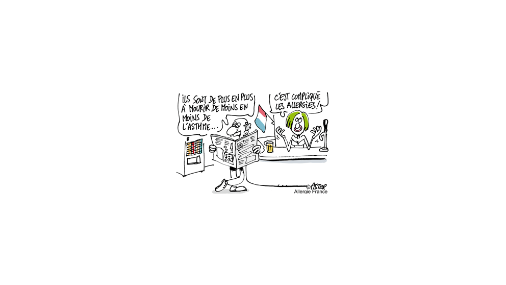 La mortalité par asthme en chute libre en France !