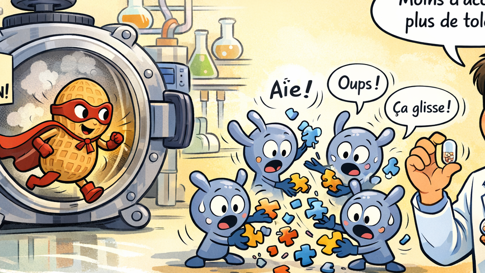 Arachide autoclavée : en route vers une cacahuète moins réactive ?