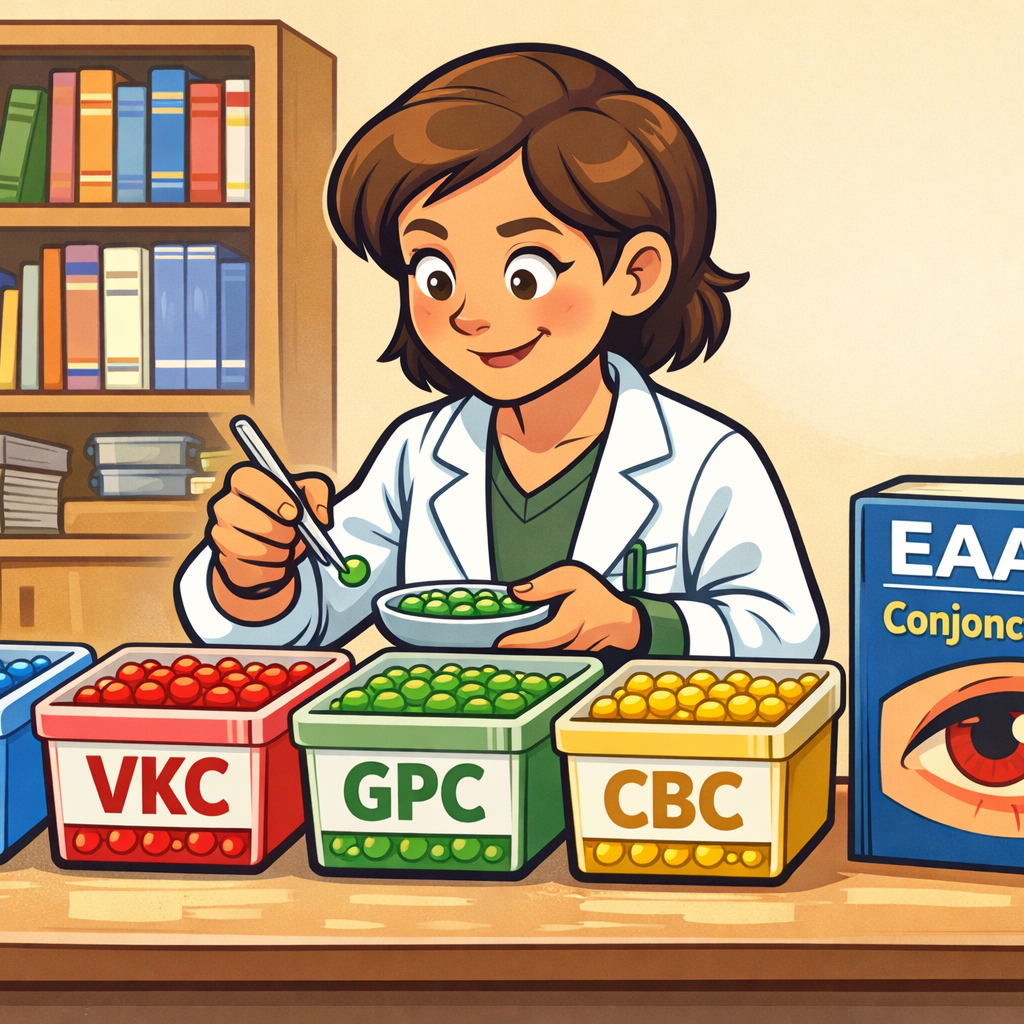 Allergies à l'oeil : mieux classer pour mieux traiter, ça n'a pas de prix