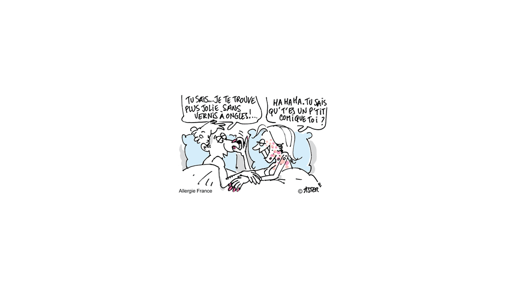 Vernis à ongles : atteinte du visage mais pas seulement !