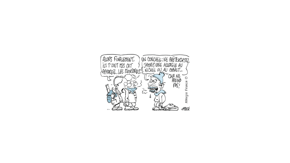 Traitement d'orthodontie : « nickel » sur le plan allergique !!