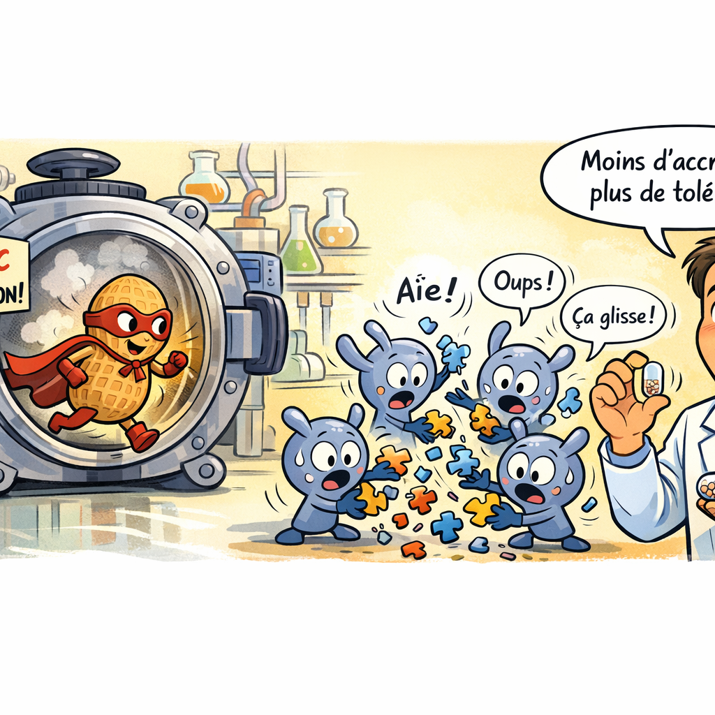 Arachide autoclavée : en route vers une cacahuète moins réactive ?