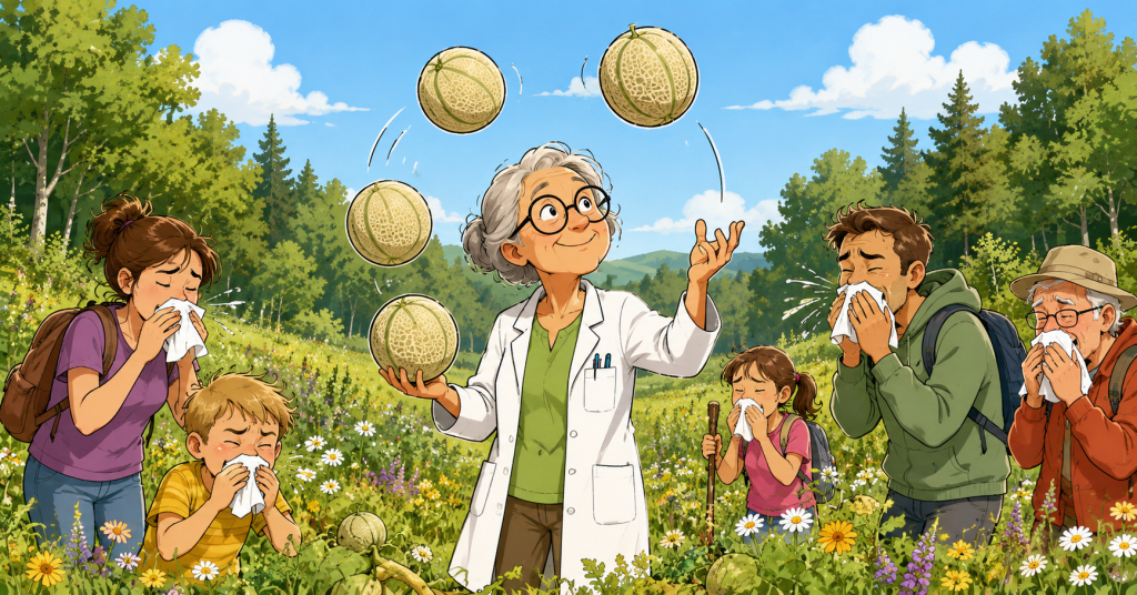 La profiline a le melon : syndrome pollen-aliment