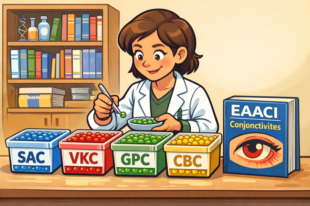 Allergies à l'oeil : mieux classer pour mieux traiter, ça n'a pas de prix