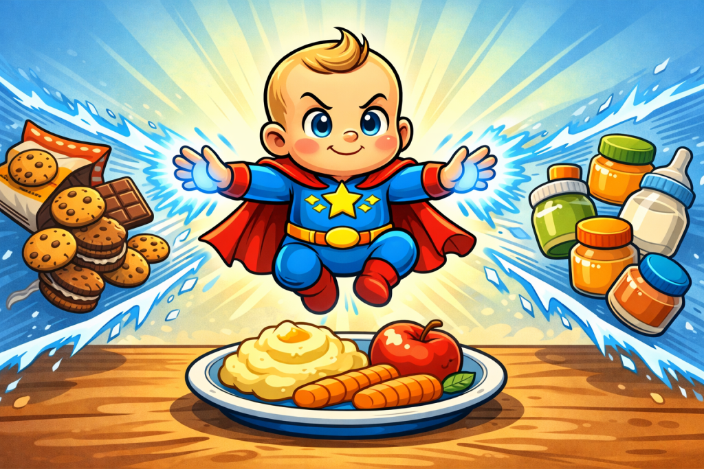 Le super pouvoir de l'alimentation : bien nourrir bébé pour prévenir les allergies