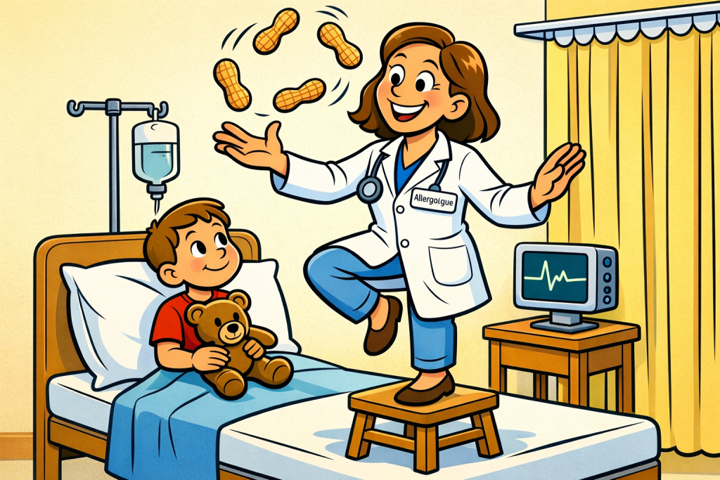 Désensibilisation sublinguale à la cacahuète : y-a-t-il un marqueur d'efficacité ? Doit on suivre les IgE ? Les IgG4 ? 