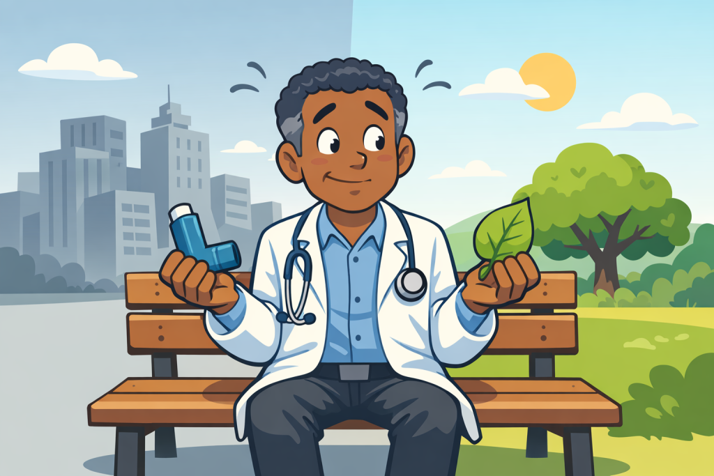 Espaces verts : l'asthme aussi a besoin d'un peu de chlorophylle