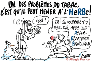 Papa fumeur, maman siffleur, bébé cracheur ; on se dit rendez-vous dans 10 ans. Tiens je suis asthmatique !