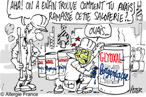 Quel est le point commun entre un dentiste et un métallurgiste ? le glyoxal...