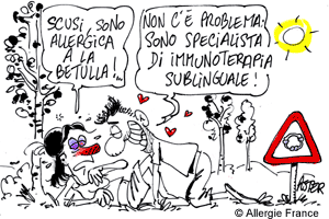 En Italie, on est aussi allergique au bouleau mais on se soigne !