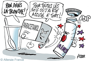 Urticaire et paracétamol : dissipation d'un malentendu !!!