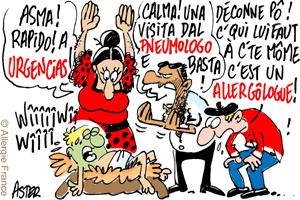 L'asthme est-il traité de la même façon en France en Espagne et en Italie ?