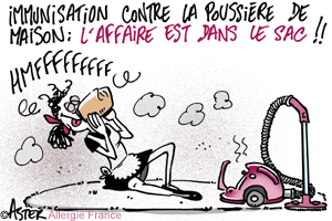 Sniffer la poussière de maison : « le » nouveau traitement préventif des allergies ?