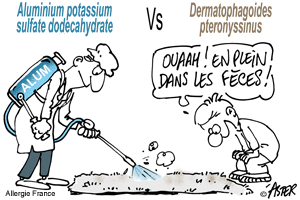 Espace allergique : les acariens enfin débarqués sur l'alum !!