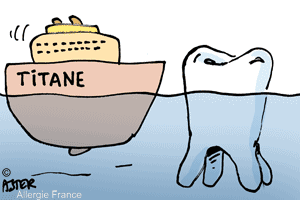 Les dentistes s'intéressent à l'allergie au titane…