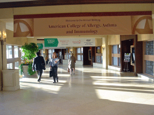 Congrès de l'American College of Allergy, Asthma and Immunology 2007 (Dallas, Texas)