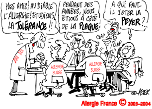 "Peyer" qui roule n'amasse pas "mouse" ou du nouveau dans l'allergie alimentaire ! !