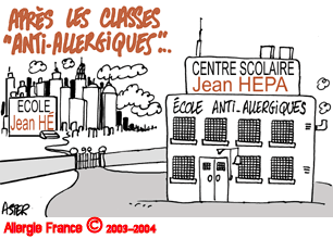 Classes « anti-allergiques » : encore des progrès à faire !