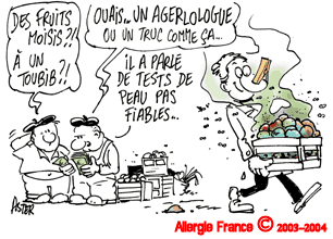 Les test cutanés à l'Alternaria sont moisis, il ne faut plus les utiliser.