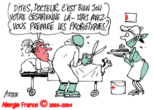 Avé César, les bébés qui seront allergiques te détestent !