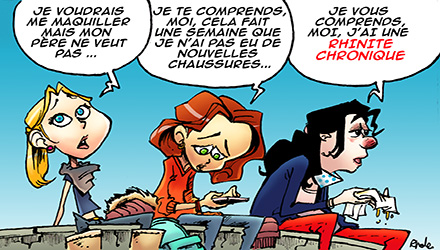 Pour être heureux, il vaut mieux être riche et en bonne santé que pauvre et rhinitique !!