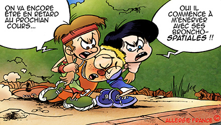 Super : avoir une rhinite allergique est une bonne excuse pour ne pas faire de sport.